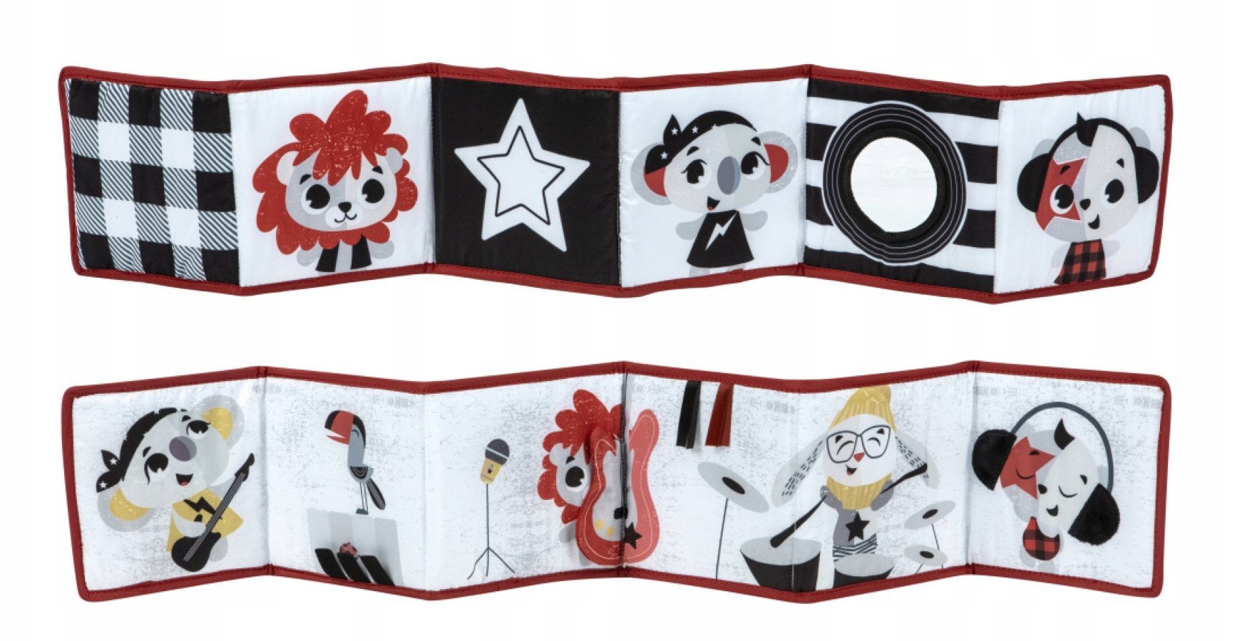 TINY LOVE MOJA PIERWSZA KSIĄŻECZKA EDUKACYJNA ROCKERS