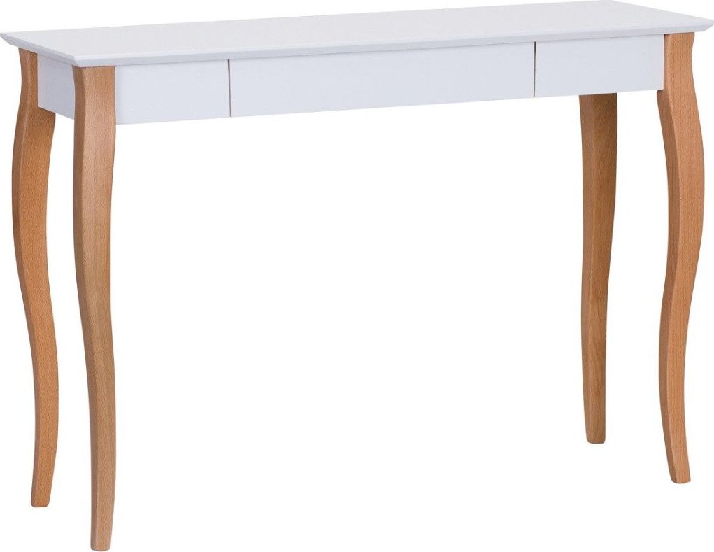 Biurko Ragaba Lillo Białe 105 cm x 40 cm