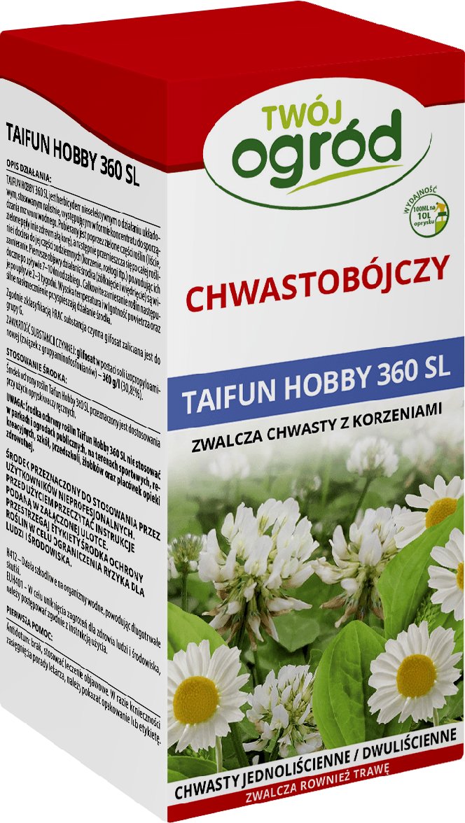 Taifun Hobby 360 SL Twój Ogród - środek na chwasty jednoliścienne i dwuliścienne 250ml