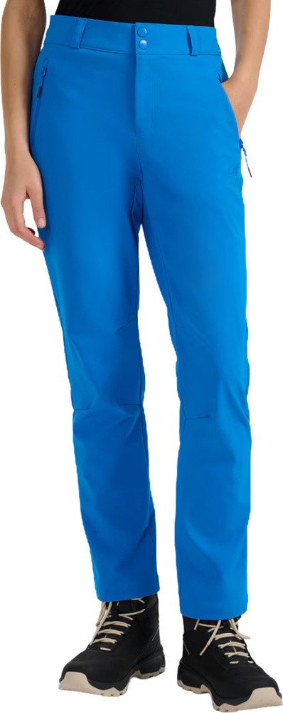 4f Spodnie trekkingowe damskie softshell FNK F0988 niebieskie 4FWAW25TFTRF0988 33S L