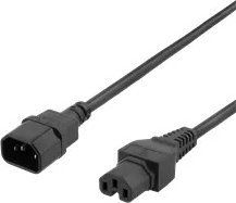 Kabel zasilający ProXtend ProXtend Power Cord Denmark EDB to C15 1M Black