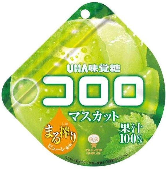 Japońskie żelki winogronowe UHA Kororo Muscat