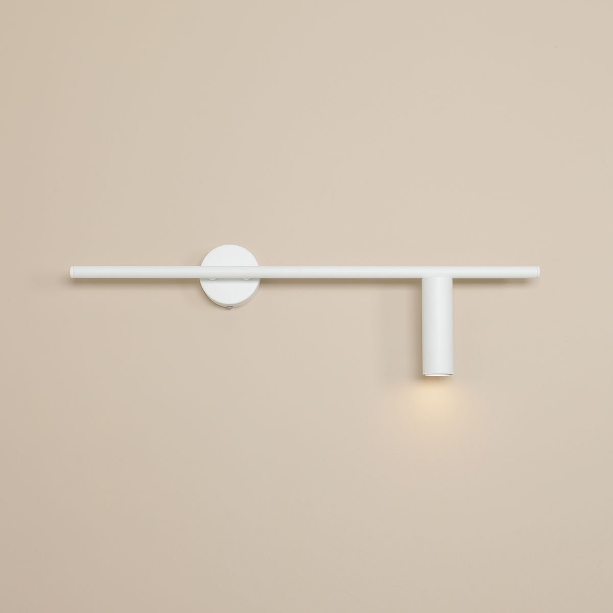 Kinkiet Aldex Kinkiet do salonu Trevo 1104C_2 Aldex spot tuba biała