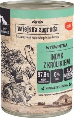 Wiejska Zagroda Indyk z królikiem 400g