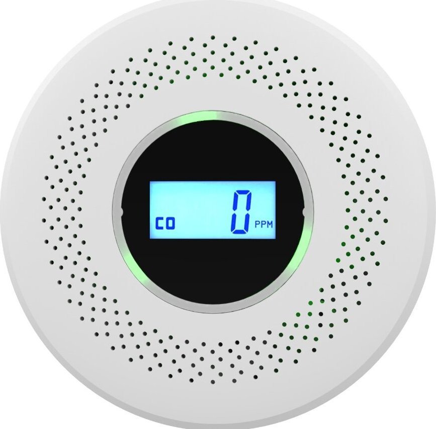 Czujnik detektor czadu i dymu tlenku węgla CO lcd | Bezpieczne zakupy! Szybka wysyłka! oryginalne, zaplombowane pudełko!