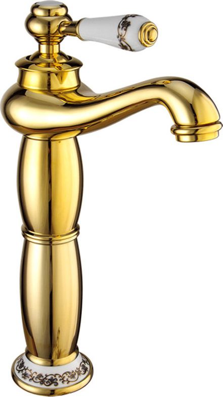 Bateria umywalkowa Mexen Draco stojąca złoty