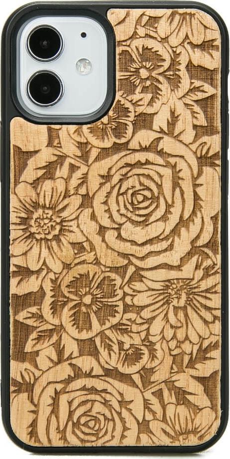 BeWood Drewniane Etui iPhone 12 Mini RÓŻE ANIEGRE