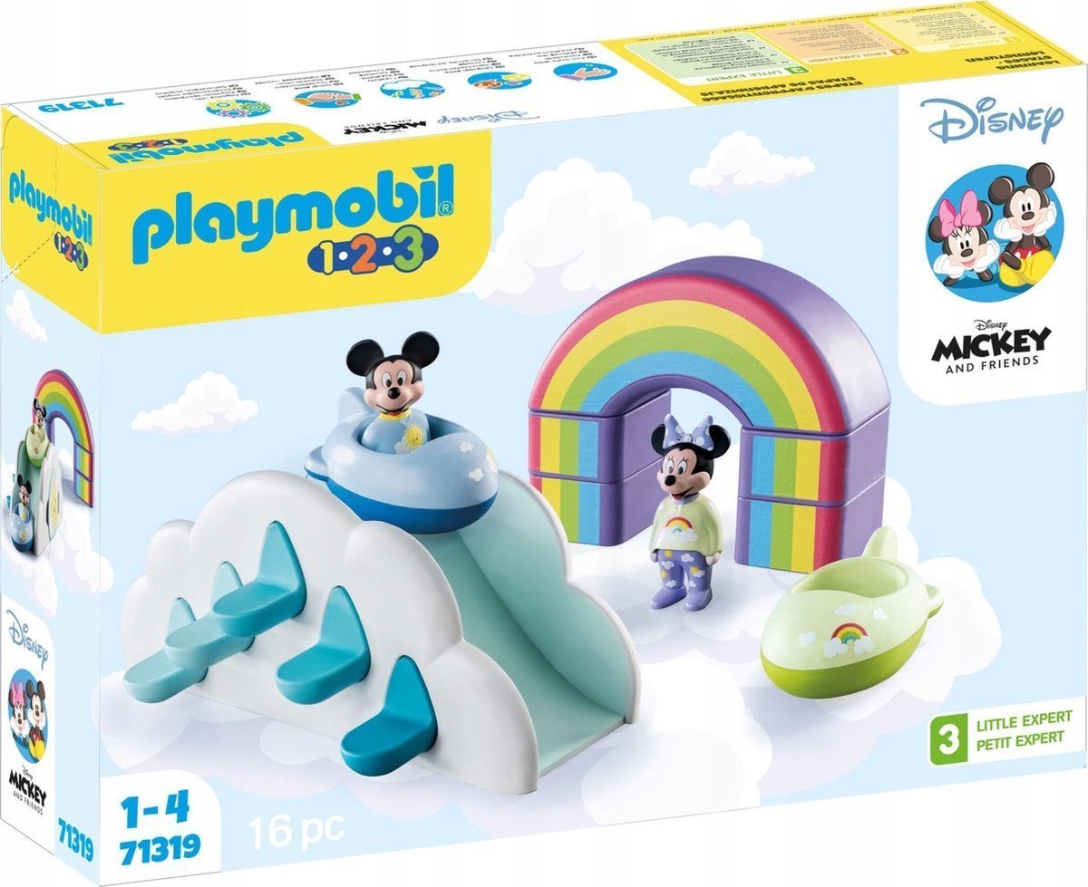 Playmobil Playmobil Disney & Mickey and Friends 1.2.3 & Disney: Domek w chmurach Miki i Minnie 71319