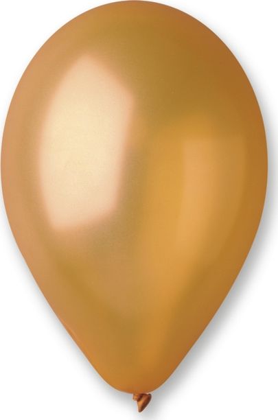SDM Balon metalizowany złoty nr 39 100szt, średnica 26 cm (10"), obwód 80 cm