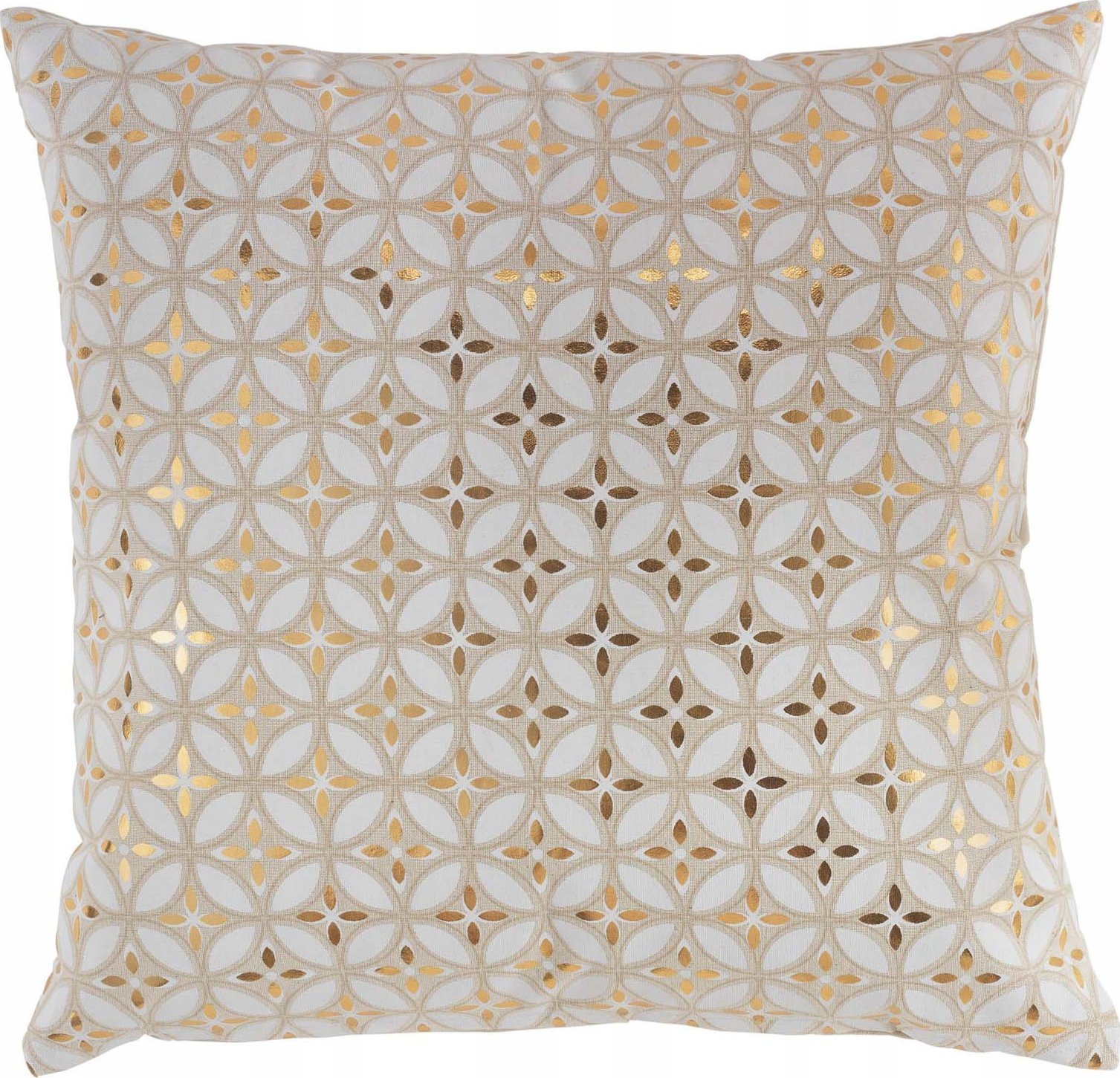 Douceur d`Interieur Poszewka na poduszkę AZELIA, 45 x 45 cm, złota mozaika