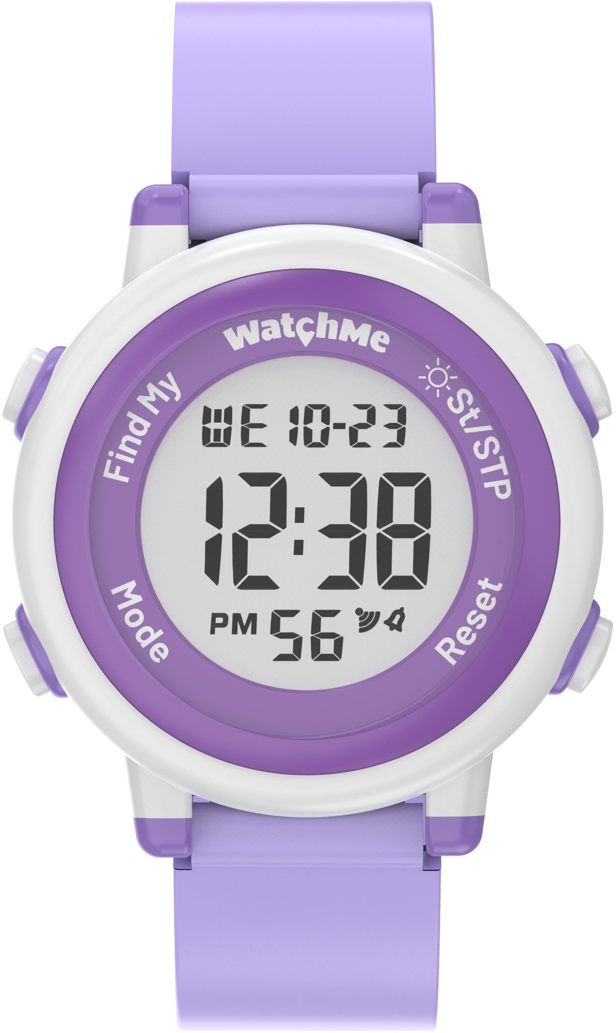 SmartwatchSpongeDigital Watch WatchMe with FindMy feature Purple