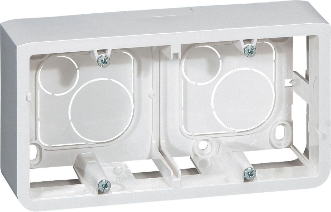 Legrand Puszka natynkowa 4-5 modułów MOSAIC pozioma biała - 080285