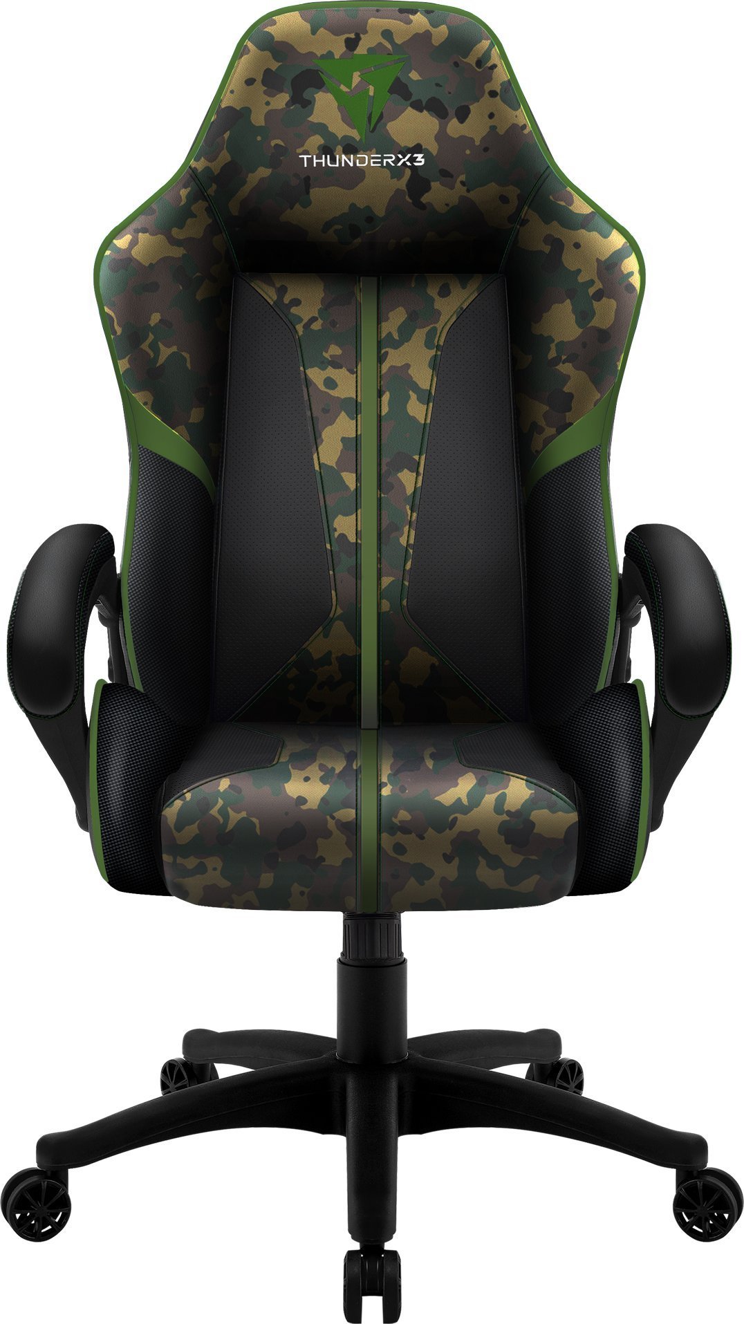 Krzesło biurowe ThunderX3 BC1 CAMO Gaming krzesło - camo/zielony
