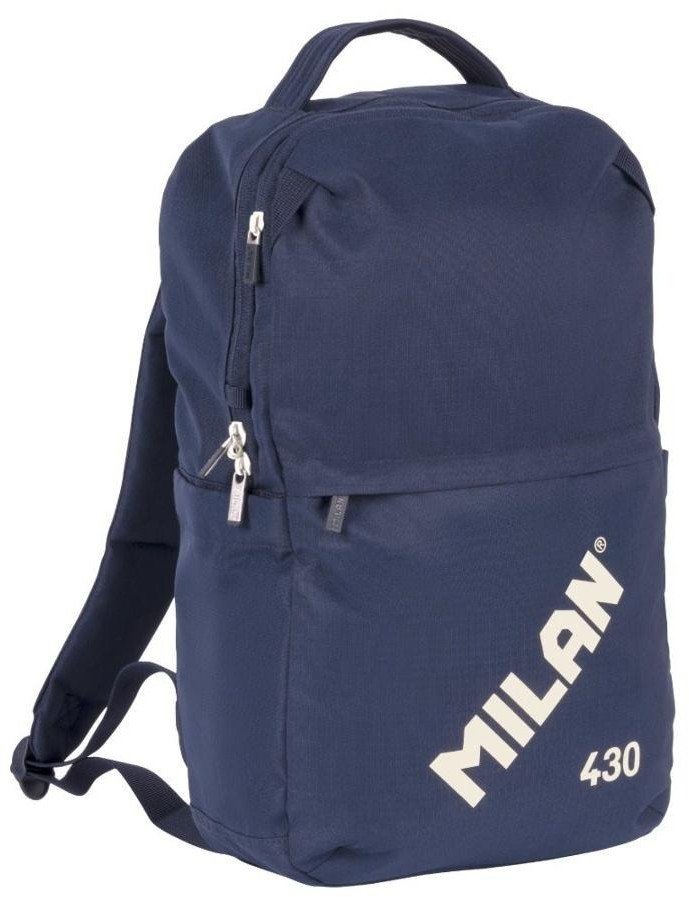Plecak z blokowanym suwakiem 15L niebieski MILAN EDUKAMP