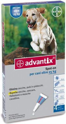 Bayer ADVANTIX SPOT-ON 4.0 ML X 1 PIPETA 25-40KG