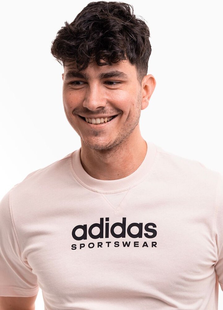 Adidas Koszulka męska adidas All SZN Graphic Tee pudrowy róż IC9810 L