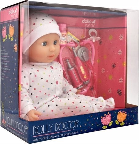 DollsWorld lalka Dolly Doctor 46cm 78502 85027