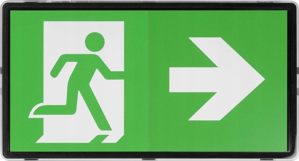 Intelight Oprawa ewakuacyjna / awaryjna VELLA led 125 ECO* SO 3H SA MT IP65 93672 BLK czarny