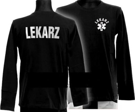 LPP - Promostars Koszulka ratownicza ODBLASKOWA FUNKCYJNA męska z długim rękawem czarna