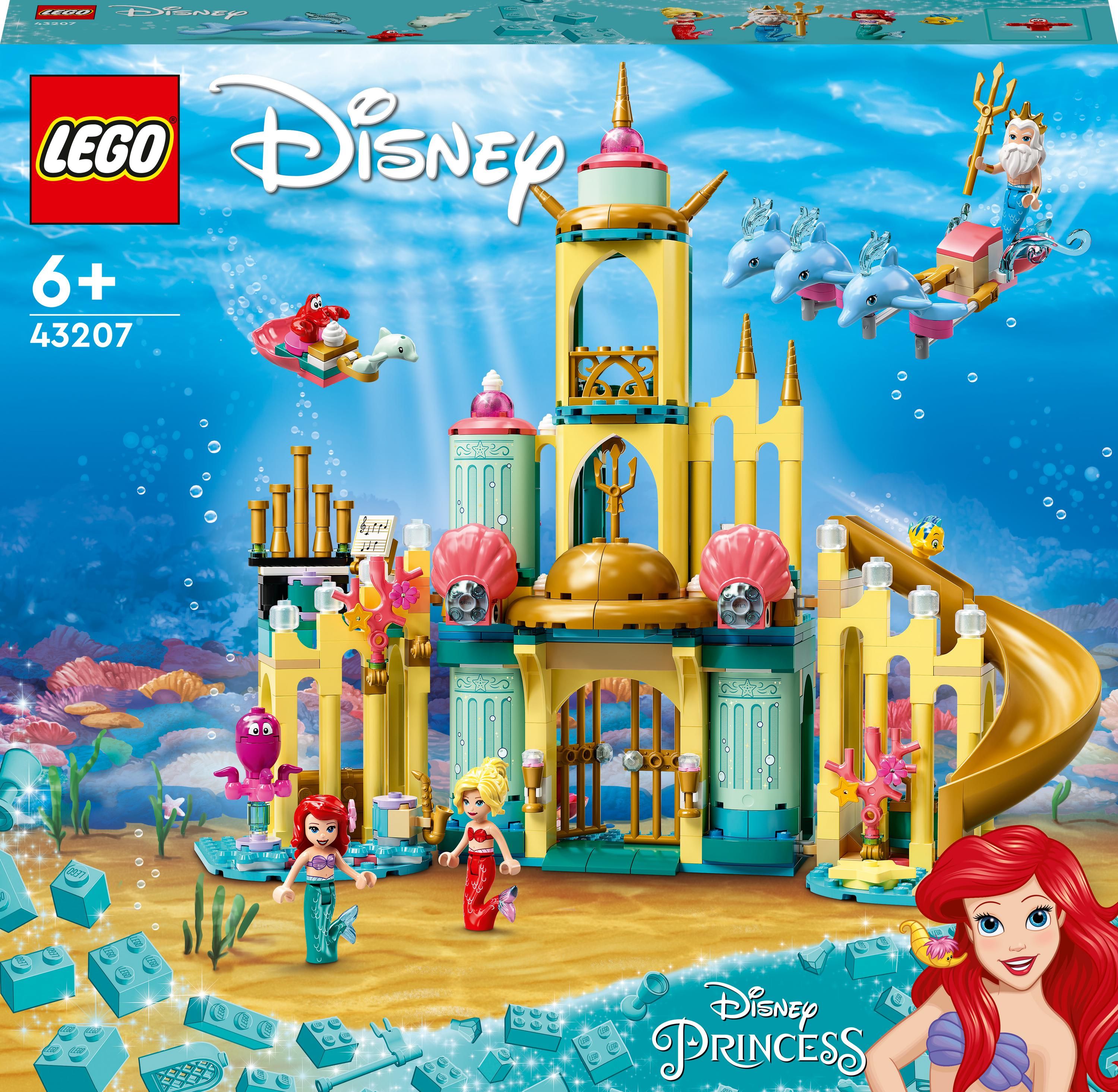 LEGO Disney Podwodny pałac Arielki (43207)