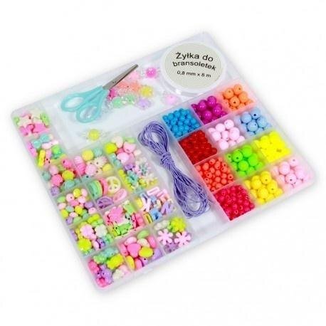 Polsirhurt Koraliki kolorowe z dodatkami 530el EDUKAMP