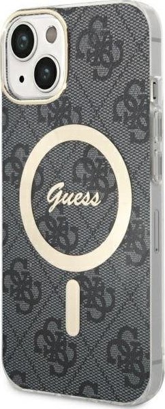 Guess Guess GUHMP14SH4STK iPhone 14 6.1" czarny/black hardcase 4G MagSafe