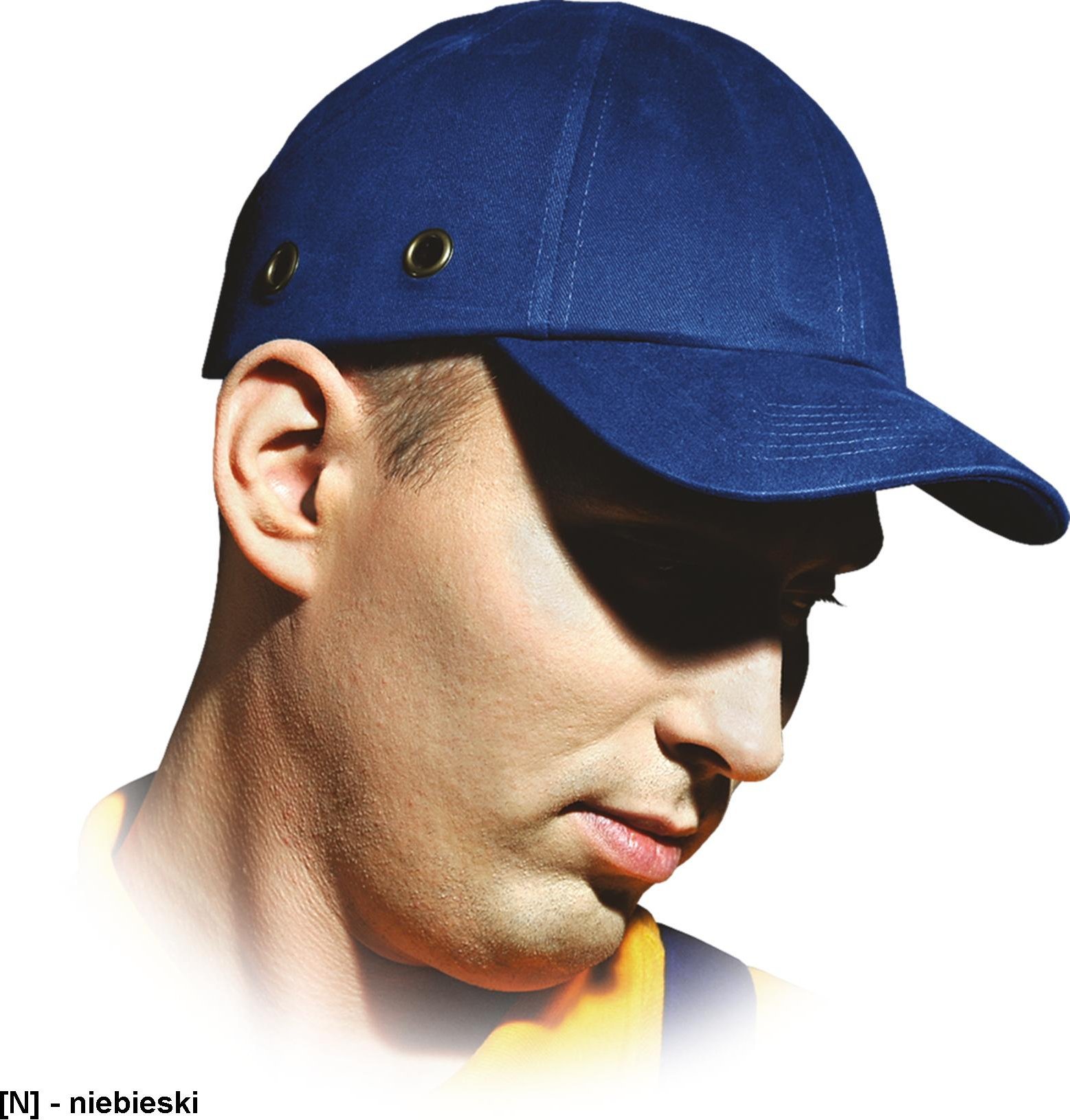 R.E.I.S. BUMPCAP - czapka ochronna twarda - szary/stalowy.