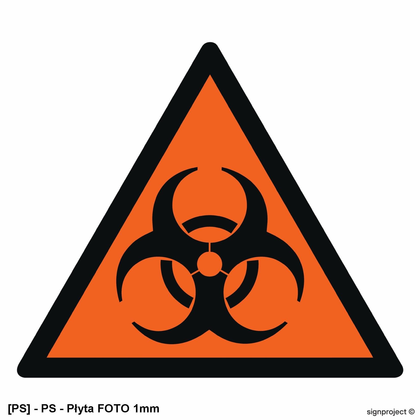 GE011 - Ostrzeżenie przed zagrożeniem biologicznym 500x500