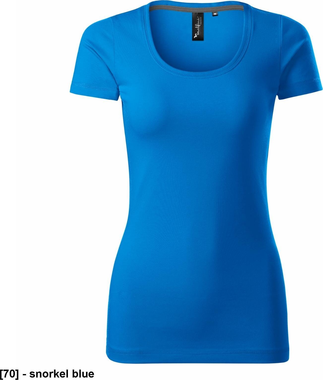 MALFINI Action 152 - ADLER - Koszulka damska, 180 g/m, 5% elastan, 95% bawełna, - snorkel blue 2XL
