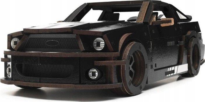 Pan i Pani Gadżet Puzzle Drewniane Łamigłówka Unimodels Unidragon Stallion GT Czarny