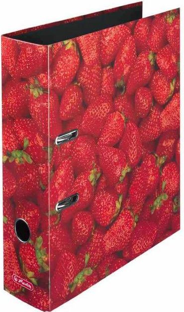 Segregator Herlitz A4 80mm czerwony (10485126)