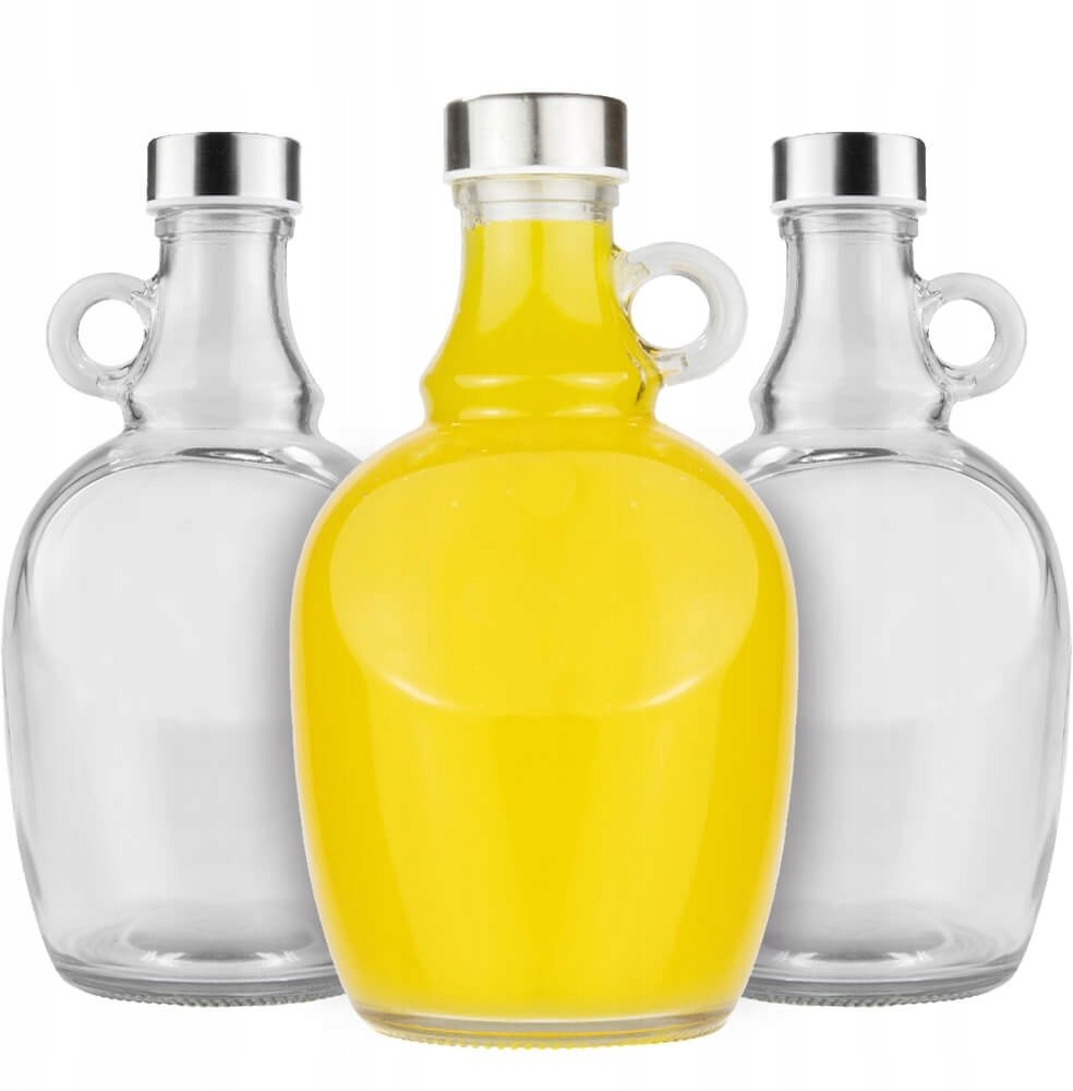 Bimberek 12x BUTELKA SZKLANA GALON Z USZKIEM 1,5L