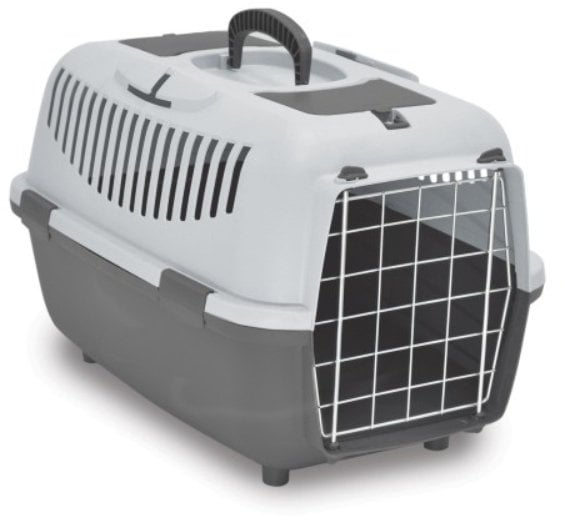 PETMAX Transporter NOMADE 2 METAL Szary 55x36x35
