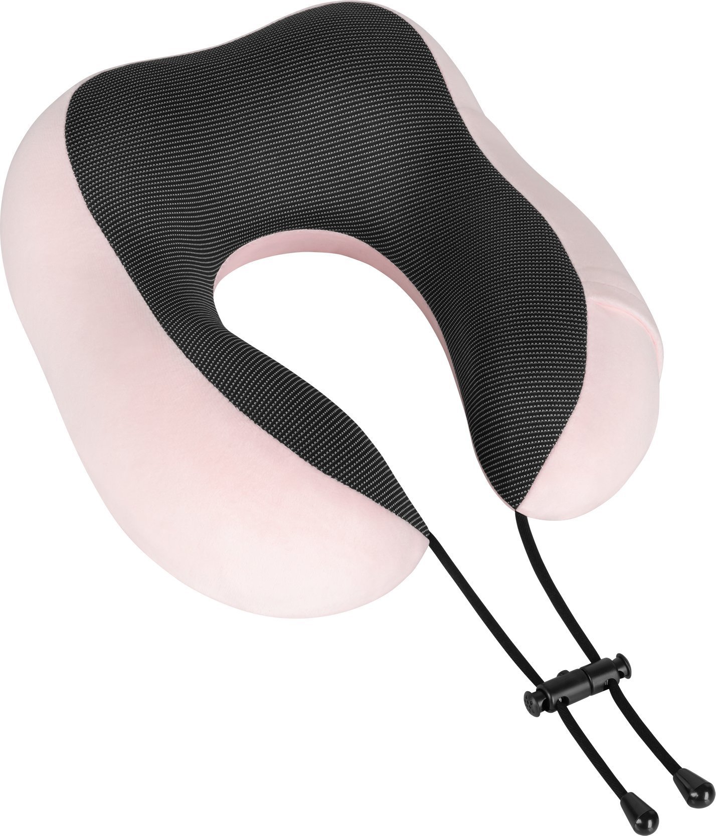 Poduszka turystyczna - podróżna z pianki MEMORY, REBEL ACTIVE , kolor różowy