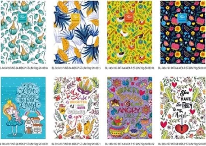 Fresh Notatnik ozdobny 145x197/64K linia FRESH (328452)