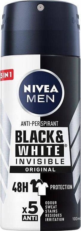 Nivea Men Black&White Invisible Original antyperspirant spray 100ml