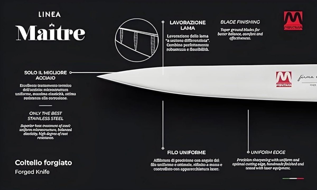 Ambrogio Sanelli Nóż do filetowania Maitre - elastyczne ostrze, 18 cm