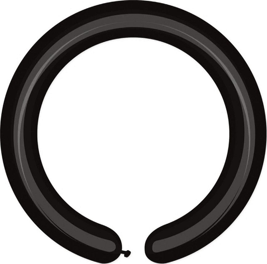 Gemar Balony do modelowania Czarne, D4, Dł. 140 cm, Śr. 5 cm, 100 szt.