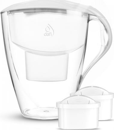Dzbanek filtrujący Dafi Omega biały + 2x wkład