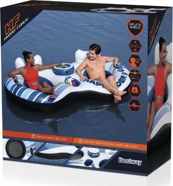 Bestway Bestway Materac Podwójny 251/132cm BESTWAY