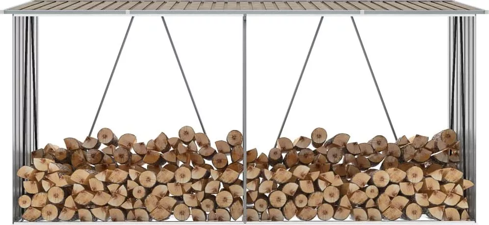 Drewutnia vidaXL 47084 metalowa 330 cm