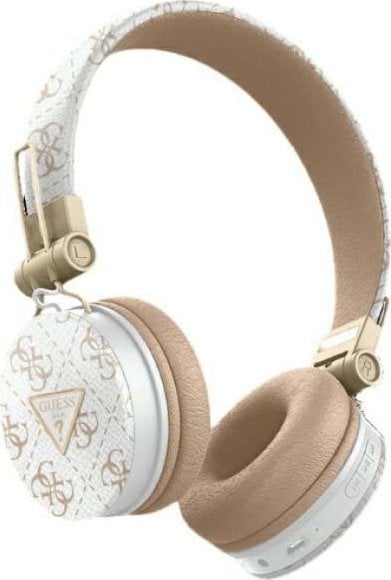 Słuchawki Guess Guess Bluetooth ENC GUBH70E4PTMH on-ear headphones white 4G Triangle Round Shape