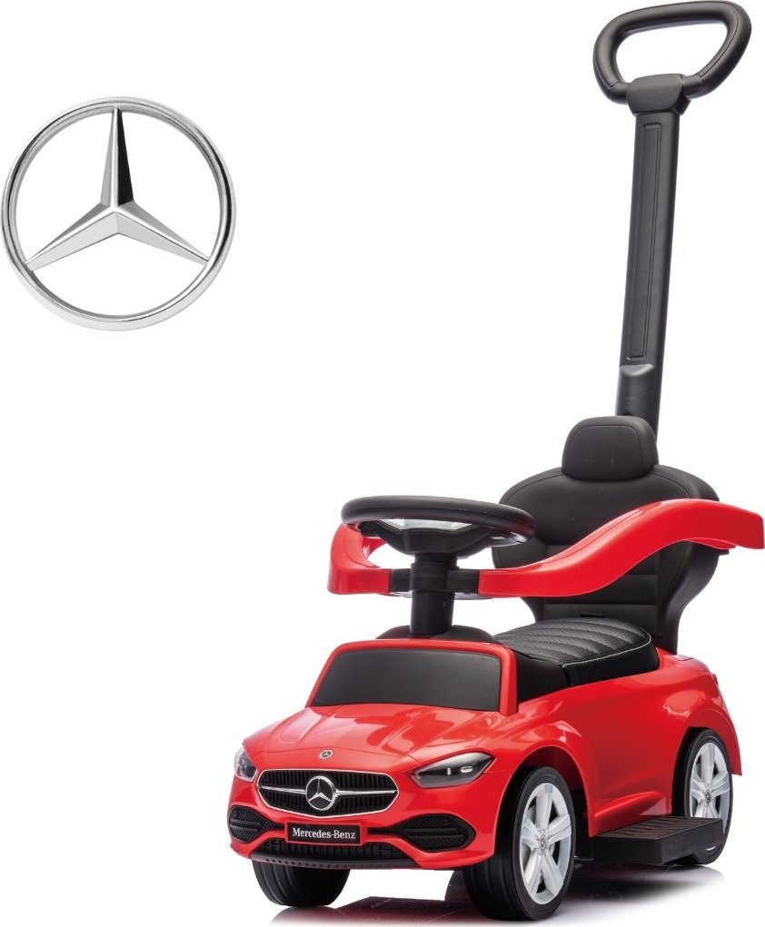 Milly Mally Pojazd z rączką MERCEDES C-Class Deluxe Red