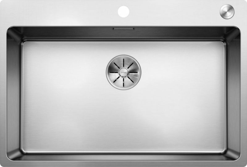 Zlewozmywak Blanco Andano 700-IF/A stal polerowana z korkiem InFino PushControl (525246)