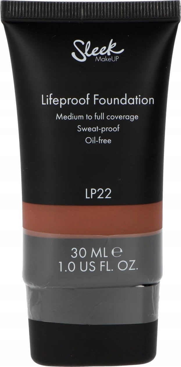 Sleek MakeUP Sleek MakeUP, Lifeproof, Oil Free, High Cover, Cream Foundation, Lp22, 30 ml For Women