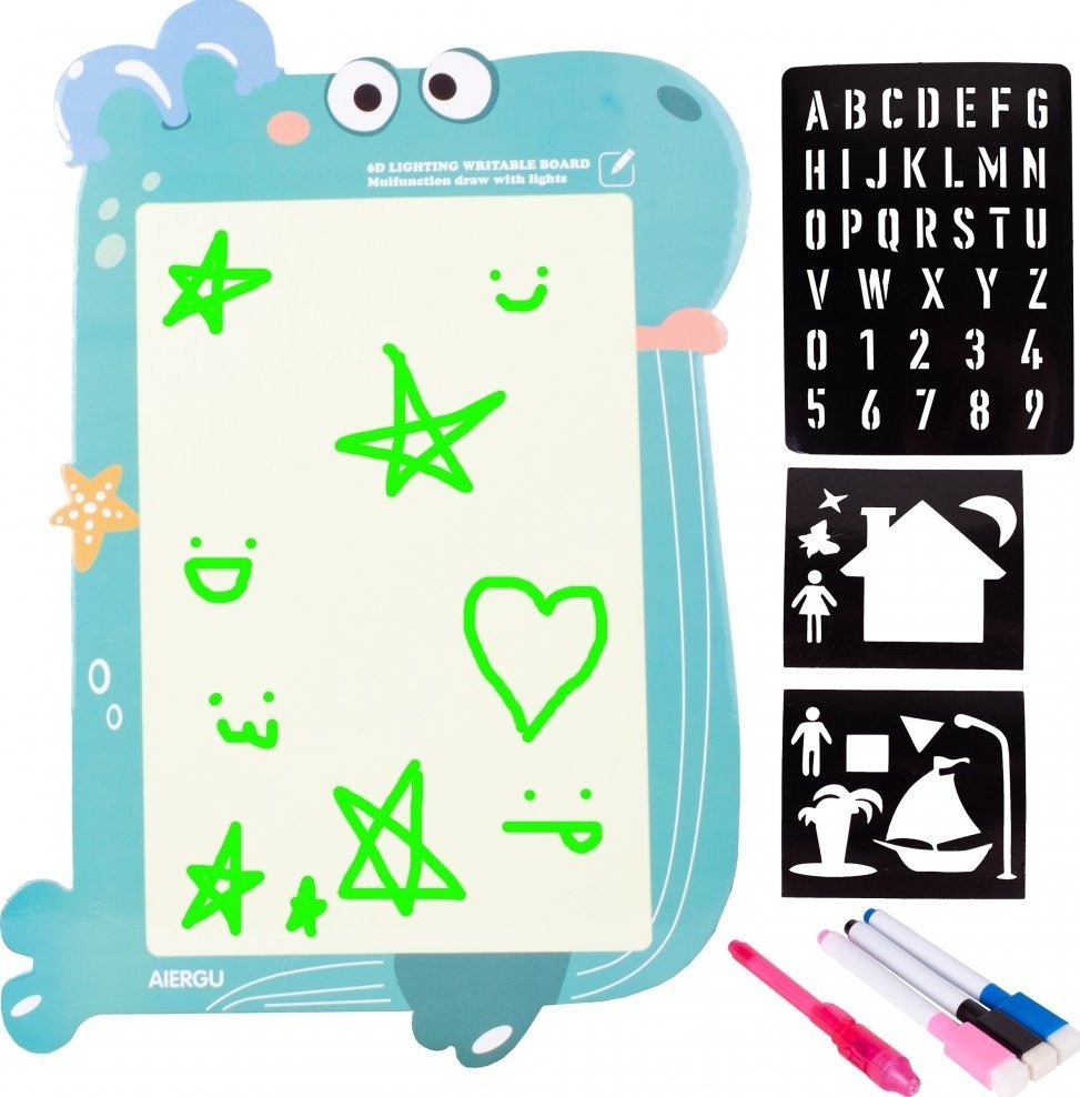 MalPlay Magiczna Tablica do Pisania Światłem LED
