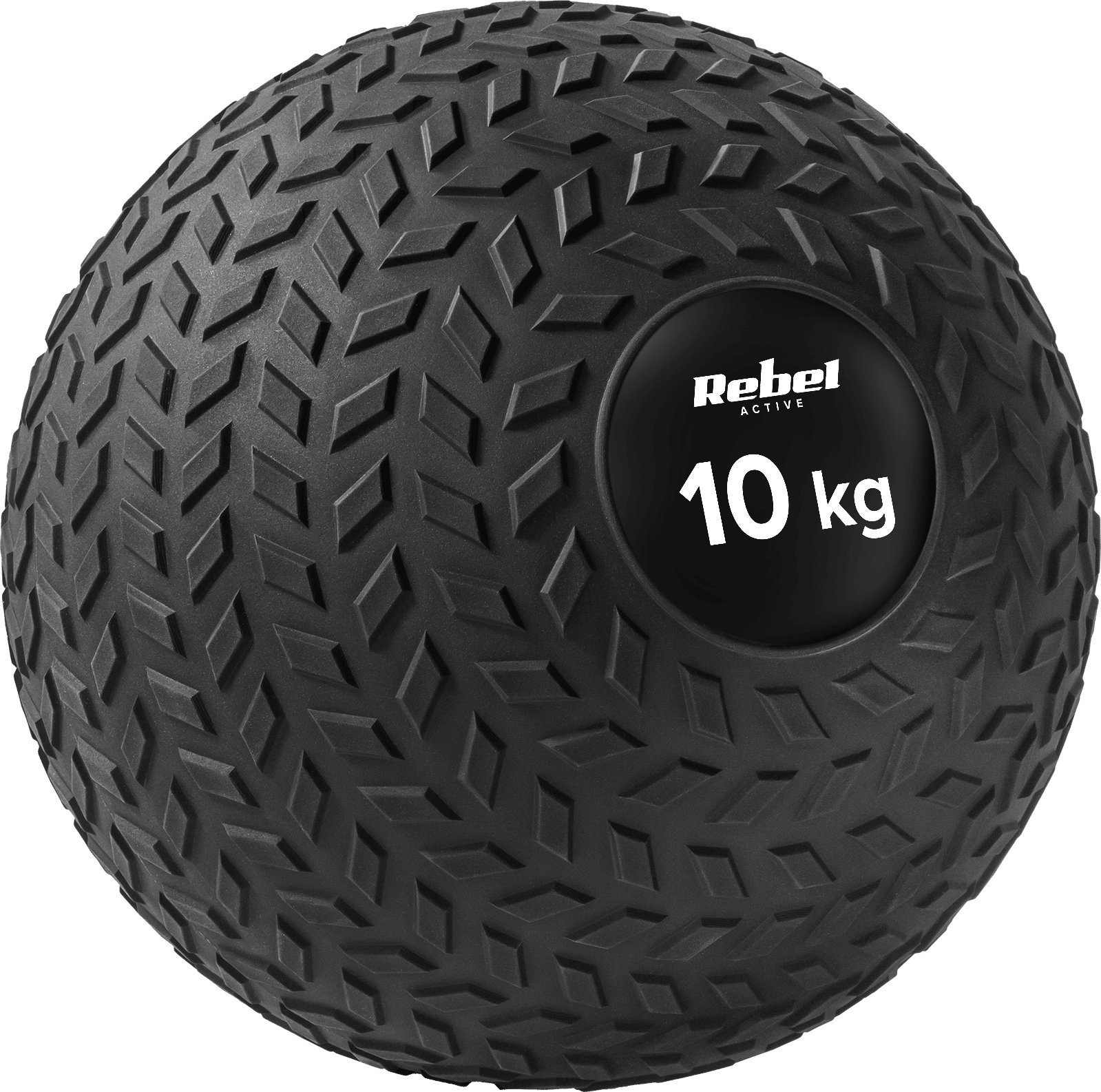 Rebel Mała piłka lekarska do ćwiczeń rehabilitacyjna Slam Ball 23cm 10kg, REBEL ACTIVE