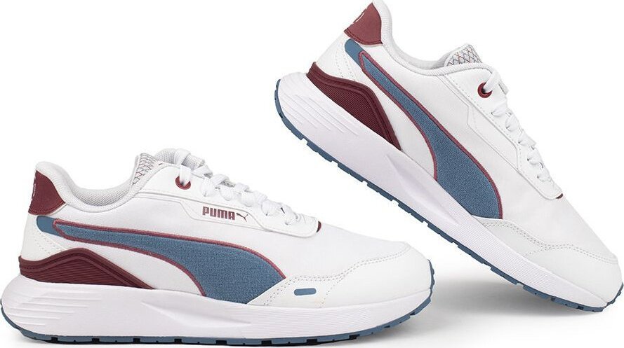 Puma Buty damskie Puma Runtamed Plus biało-niebieskie 389237 01 37
