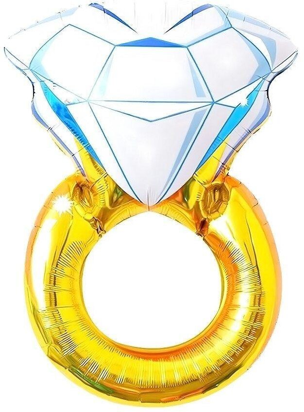 Balon foliowy Pierścionek złoty 42x58cm