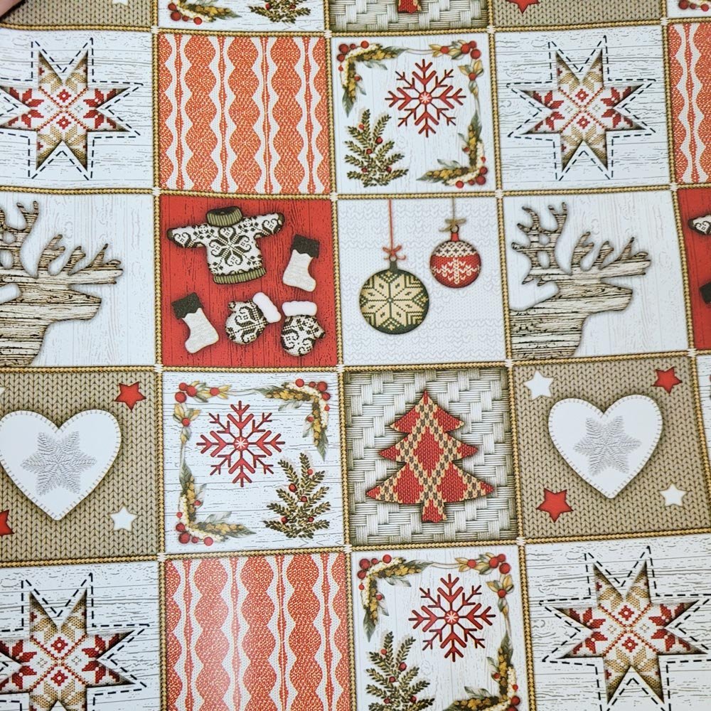 Fastima Papier świąteczny do pakowania kolorowy 70cmx2m 184m70